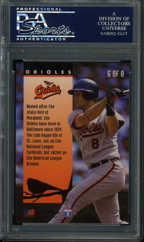 1994 Triple Play Nicknames #6 Cal Ripken PSA 10 #23343927 - Back