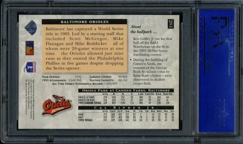 1994 Upper Deck #281 Cal Ripken HFA PSA 10 #11789017 - Back