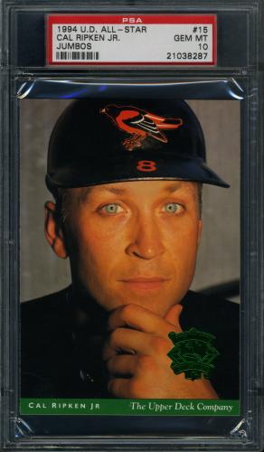 1994 Upper Deck All-Star Jumbos #15 Cal Ripken PSA 10 #21038287