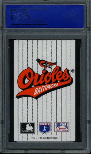 1994 U.S. Playing Card Orioles #1H Cal Ripken Jr. PSA 9 #11789014 - Back