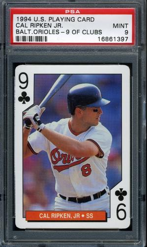 1994 U.S. Playing Card Orioles #9C Cal Ripken Jr. PSA 9 #16861397