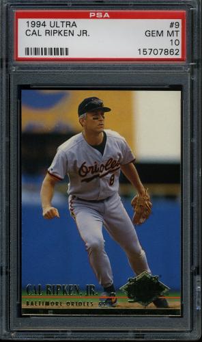 1994 Ultra #9 Cal Ripken PSA 10 #15707862
