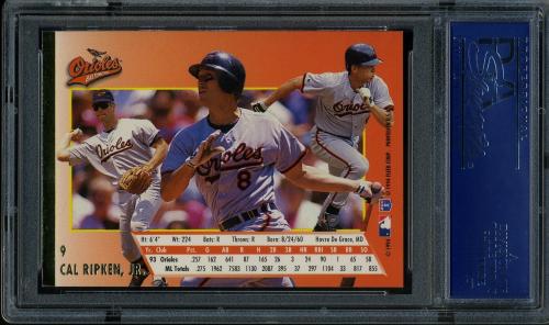 1994 Ultra #9 Cal Ripken PSA 10 #15707862 - Back