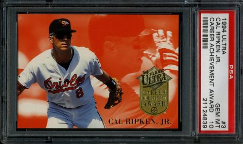 1994 Ultra Career Achievement #3 Cal Ripken PSA 10 #21124839