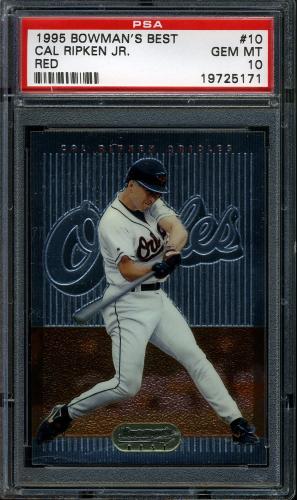 1995 Bowman's Best #10 Cal Ripken PSA 10 #19725171