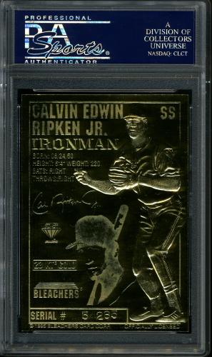 1995 Bleachers Cal Ripken/ Ironman/ 1995 PSA 10 #23320725 - Back