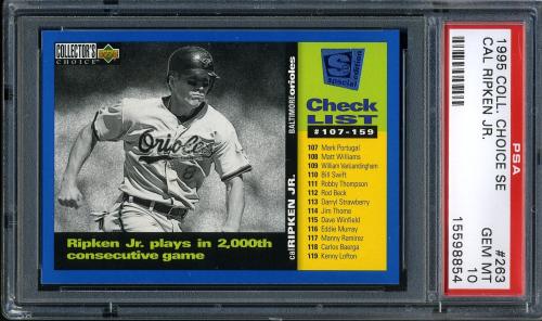 1995 Collector's Choice SE #263 Cal Ripken CL PSA 10 #15598854