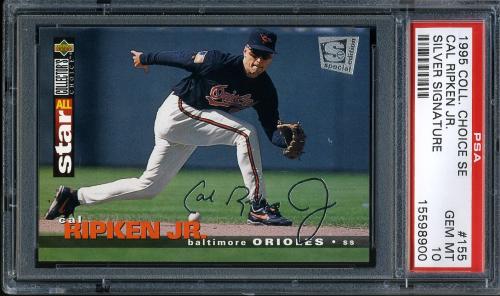 1995 Collector's Choice SE Silver Signature #155 Cal Ripken Jr. PSA 10 #15598900