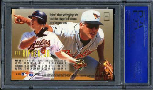 1995 Emotion #8 Cal Ripken PSA 10 #11789036 - Back