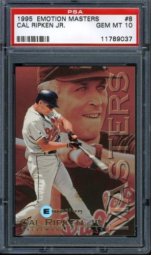 1995 Emotion Masters #8 Cal Ripken PSA 10 #11789037