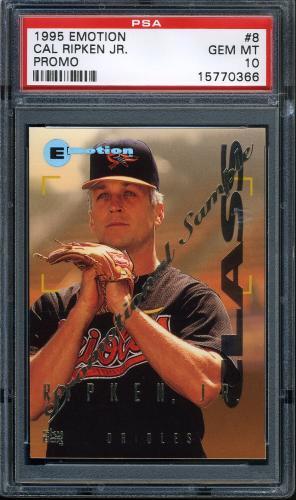1995 Emotion #8 Cal Ripken Promo PSA 10 #15770366