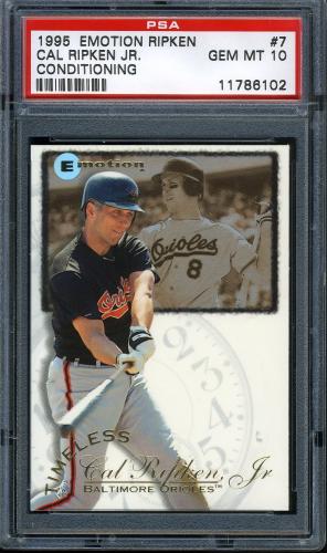 1995 Emotion Ripken #07 Cal Ripken-Conditioning PSA 10 #11786102