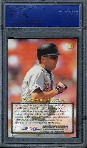 1995 Emotion Ripken #11 Cal Ripken MAIL PSA 10 #31777271 - Back