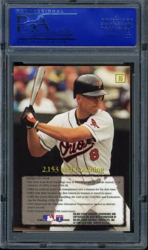 1995 Emotion Ripken #15 Cal Ripken MAIL PSA 10 #30980100 - Back