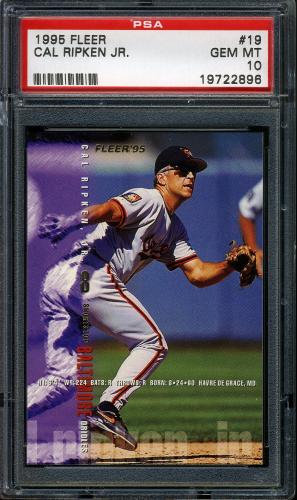1995 Fleer #19 Cal Ripken PSA 10 #19722896