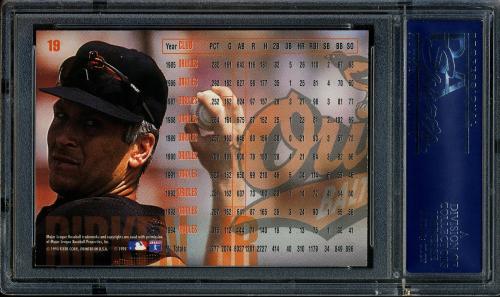 1995 Fleer #19 Cal Ripken PSA 10 #19722896 - Back