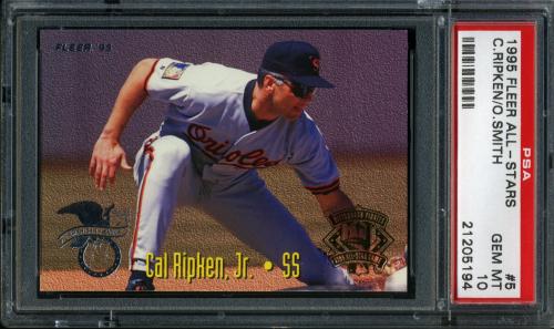 1995 Fleer All-Stars #5 C.Ripken/O.Smith PSA 10 #21205194