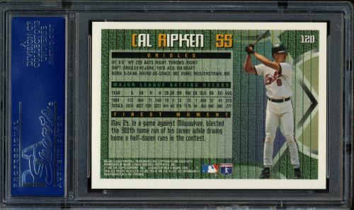 1995 Finest #120 Cal Ripken PSA 10 #16580962 - Back