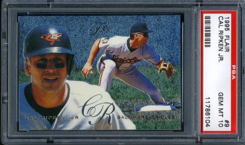 1995 Flair #9 Cal Ripken PSA 10 #11786104