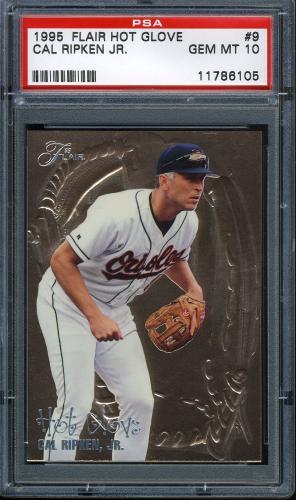 1995 Flair Hot Gloves #9 Cal Ripken PSA 10 #11786105
