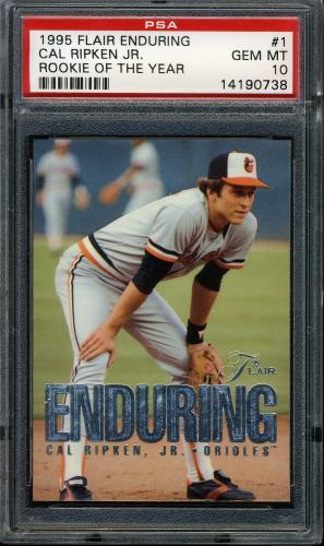 1995 Flair Ripken #01 Cal Ripken-Rookie of the Year PSA 10 #14190738