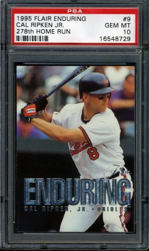 1995 Flair Ripken #09 Cal Ripken-287th Home Run PSA 10 #16548729