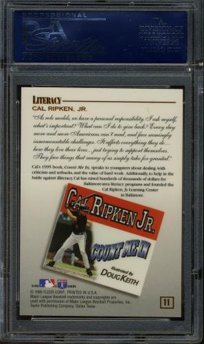 1995 Flair Ripken #11 Cal Ripken MAIL PSA 10 #20667106 - Back