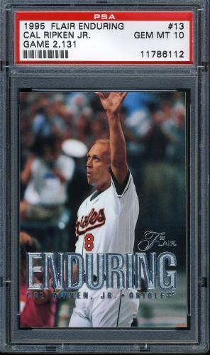 1995 Flair Ripken #13 Cal Ripken MAIL PSA 10 #11786112