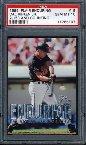 1995 Flair Ripken #15 Cal Ripken MAIL PSA 10 #11786107