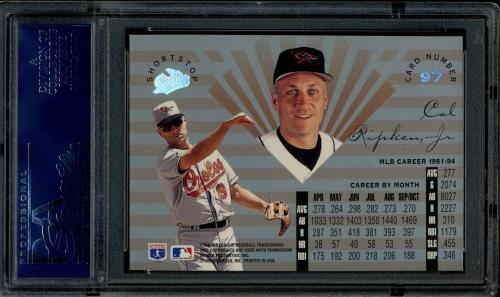 1995 Leaf Limited #97 Cal Ripken PSA 10 #20708304 - Back
