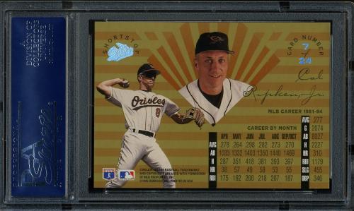 1995 Leaf Limited Gold #7 Cal Ripkin PSA 10 #16834833 - Back