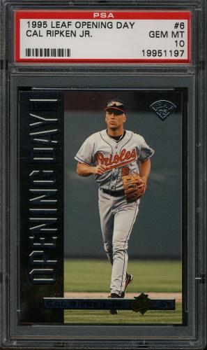1995 Leaf Opening Day #6 Cal Ripken PSA 10 #19951197