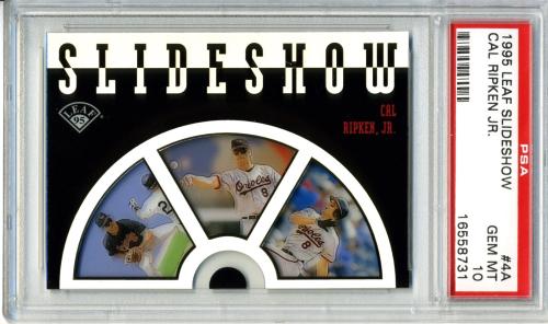 1995 Leaf Slideshow - No Coating #4A Cal Ripken PSA 10 #16558731