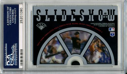1995 Leaf Slideshow - No Coating #4B Cal Ripken PSA 10 #25201090 - Back