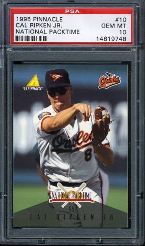 1995 National Packtime #10 Cal Ripken PSA 10 #14619748