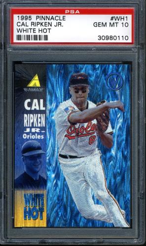 1995 Pinnacle White Hot #WH1 Cal Ripken PSA 10 #30980110