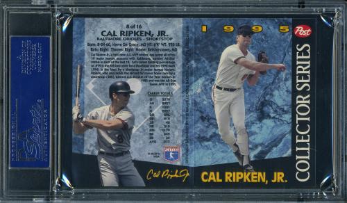 1995 Post #8 Cal Ripken Jr. PSA 10 #16076930 - Back