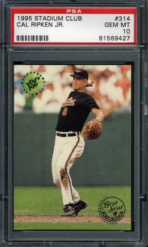 1995 Stadium Club #314 Cal Ripken BES PSA 10 #81569427