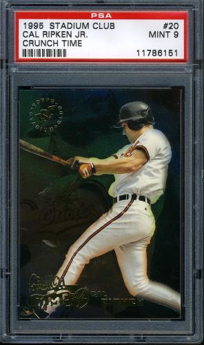 1995 Stadium Club Crunch Time #20 Cal Ripken PSA 9 #11786151