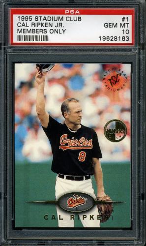 1995 Stadium Club Members Only Parallel #001 Cal Ripken PSA 10 #19628163