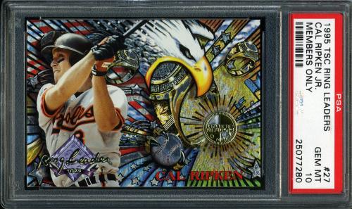 1995 Stadium Club Members Only Parallel #RL27 Cal Ripken PSA 10 #25077280