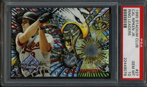 1995 Stadium Club Ring Leaders #RL27 Cal Ripken PSA 10 #22449079