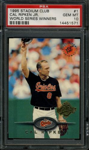 1995 Stadium Club Super Team World Series #001 Cal Ripken PSA 10 #14451571