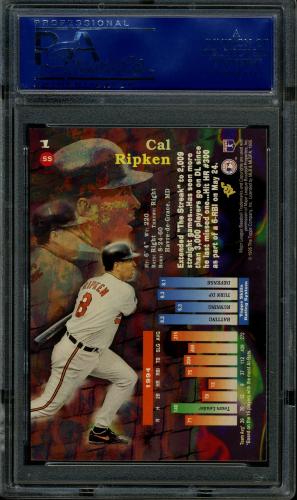 1995 Stadium Club Super Team World Series #001 Cal Ripken PSA 10 #14451571 - Back