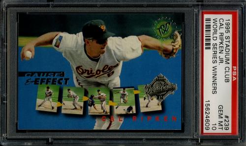 1995 Stadium Club Super Team World Series #239 Cal Ripken CE PSA 10 #15624609