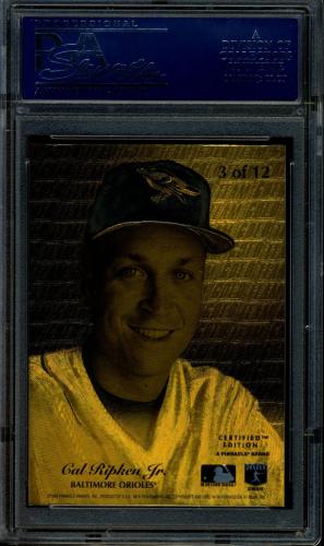 1995 Select Certified Gold Team #3 Cal Ripken PSA 10 #20708308 - Back