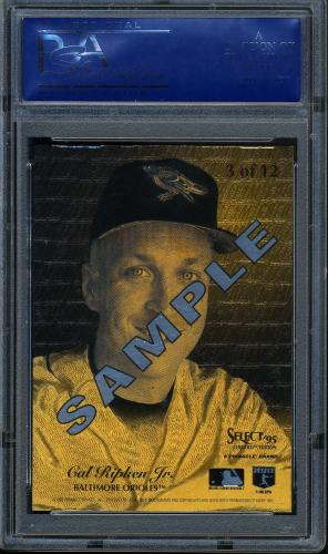 1995 Select Certified Samples #3 Cal Ripken-Gold Team PSA 10 #81725681 - Back