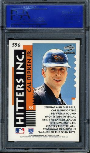 1995 Score Platinum Team Sets #556 Cal Ripken HIT PSA 9 #11786136 - Back