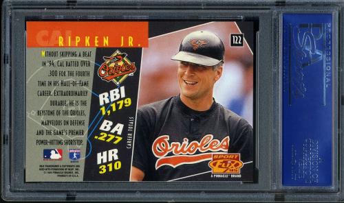 1995 Sportflix #122 Cal Ripken PSA 10 #14837547 - Back