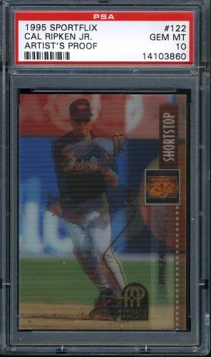 1995 Sportflix Artist's Proofs #122 Cal Ripken PSA 10 #14103860